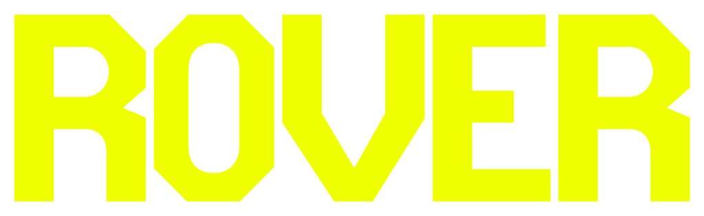 ROVER lettrage jaune fluo 1024x314
